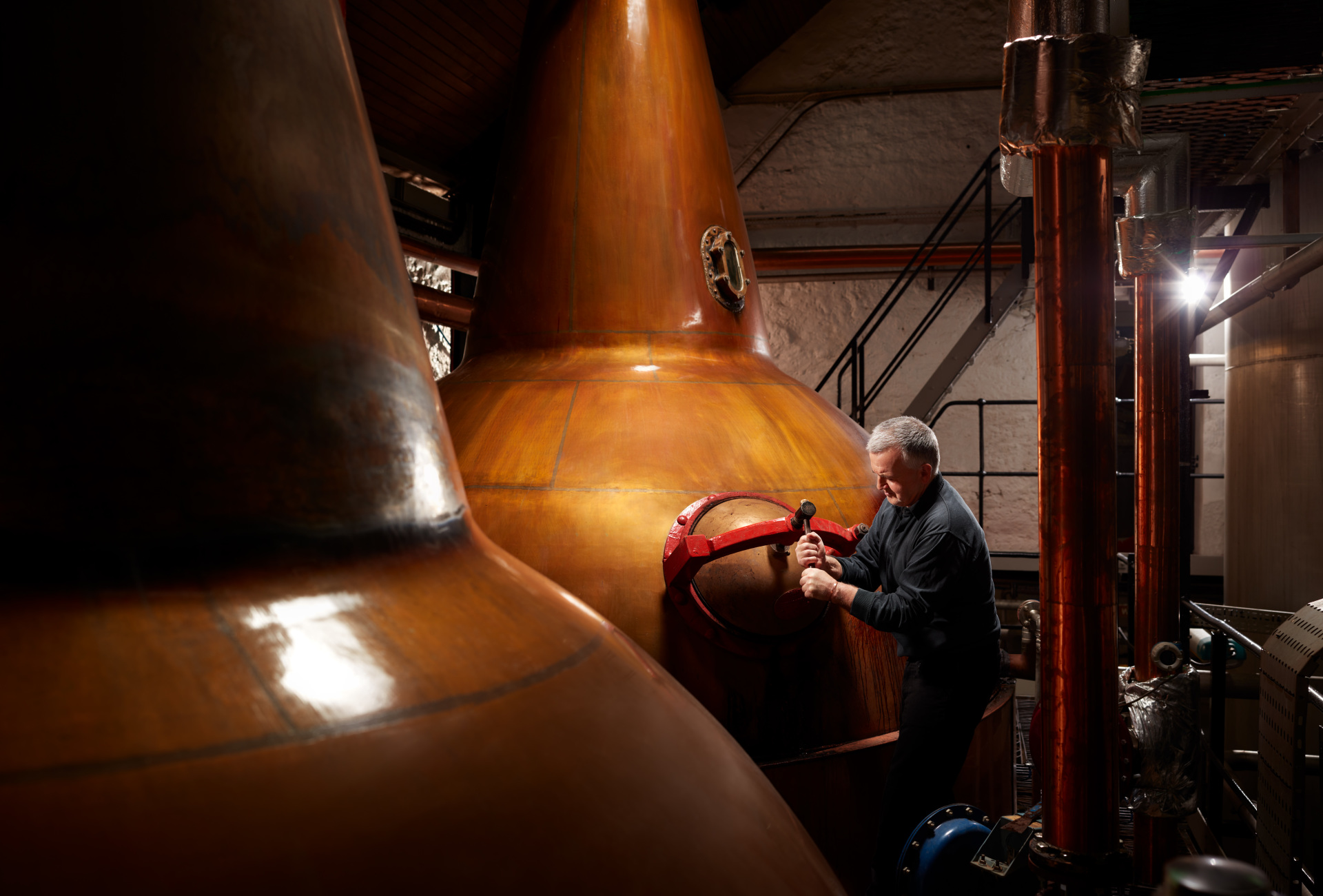 Balblair whisky stills