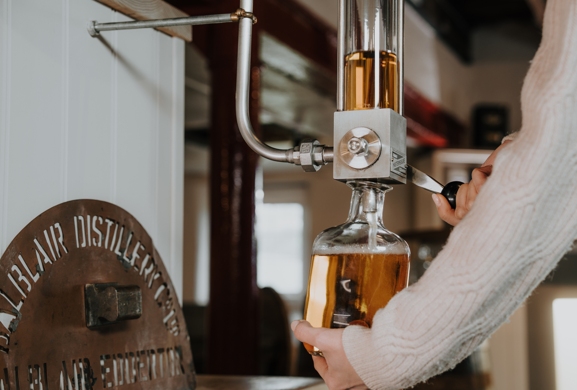 Balblair Distillery Hand bottling Landscape
